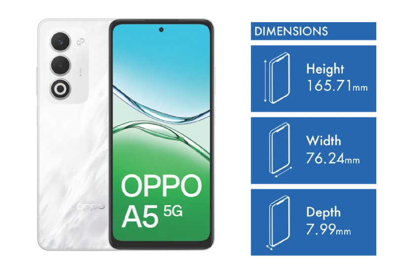 OPPO A5 5G 128GB White Mist