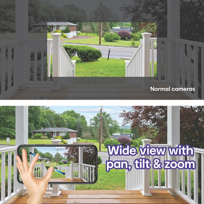 Connect SmartHome 2K Outdoor Pan & Tilt Camera with Solar