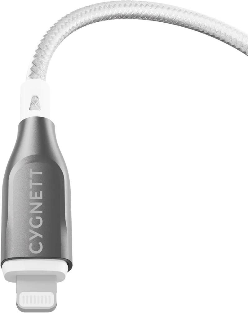 Cygnett USB 2.0 Armoured braided USB A Lightning 3m White