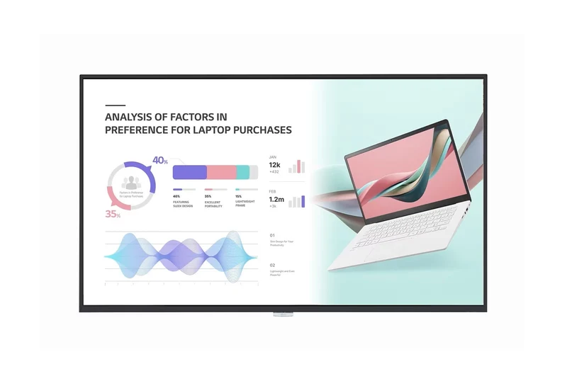 LG UH5J-H 4K/UHD Digital Signage Display
