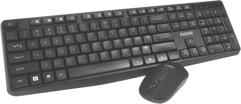 Laser Wireless Keyboard and Mouse Combo