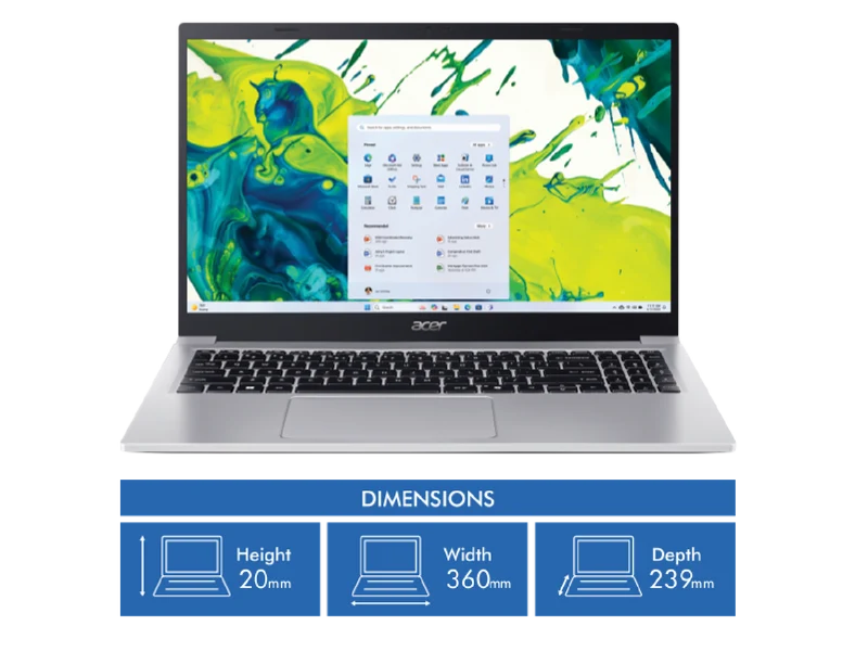 Acer Aspire Lite 15 15.6" Core 3 8GB 512GB Laptop