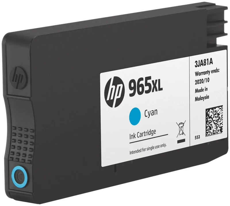 HP 965XL Cyan Original Ink Cartridge