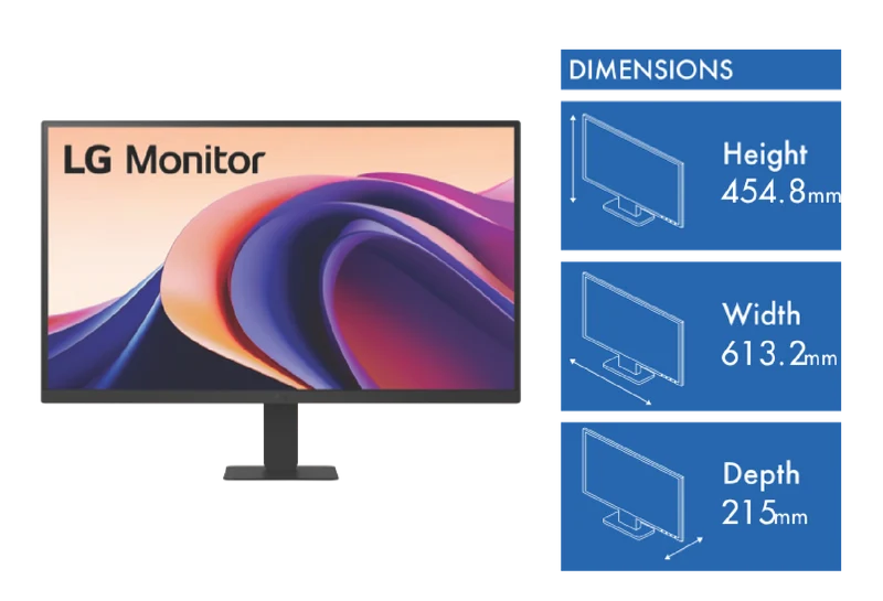 LG 27" QHD 100Hz IPS Slim Stand USB-C Monitor