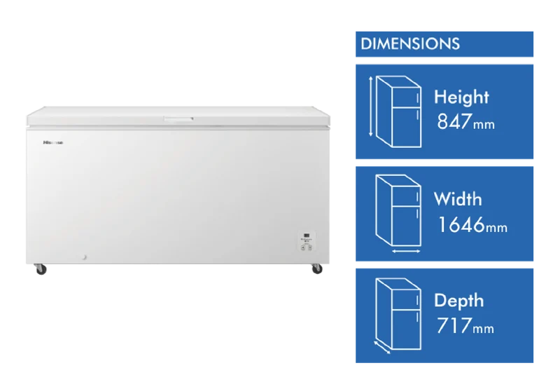 Hisense 500L Hybrid Chest Freezer