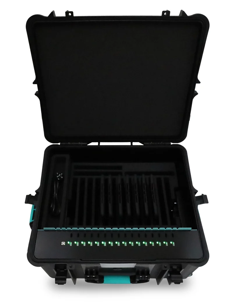 TransformerCase T16MC Pro Ladekoffer für bis zu 16 Geräte (mit max. 15") via USB