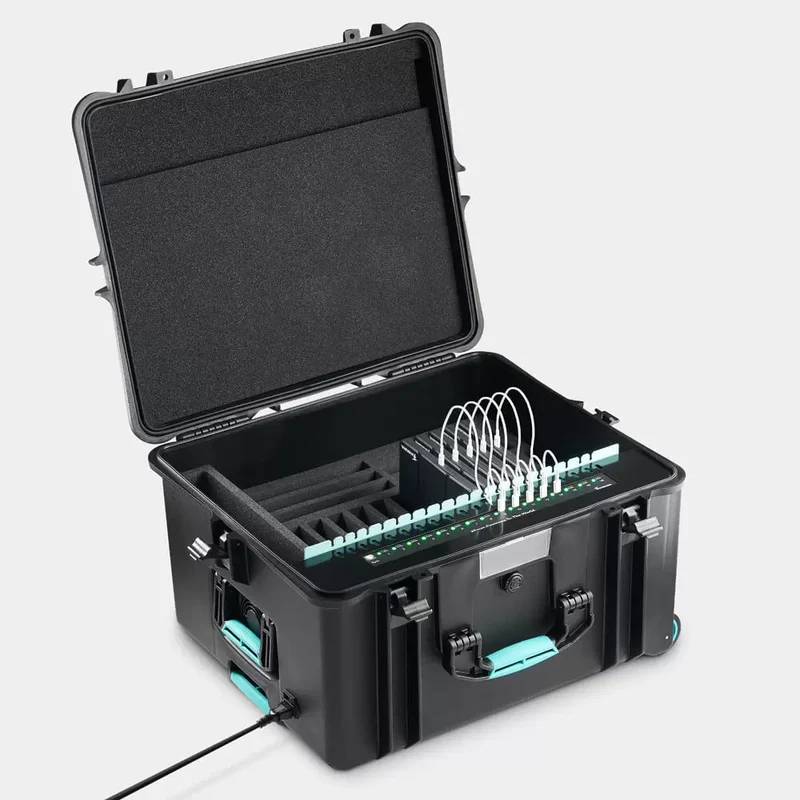 TransformerCase T16M Pro - Sync & Charge für bis zu 16 Geräte (mit max. 11") via USB