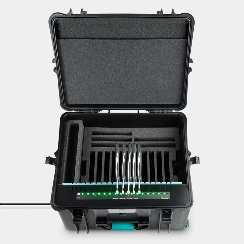 TransformerCase T16M Pro - Sync & Charge für bis zu 16 Geräte (mit max. 11") via USB