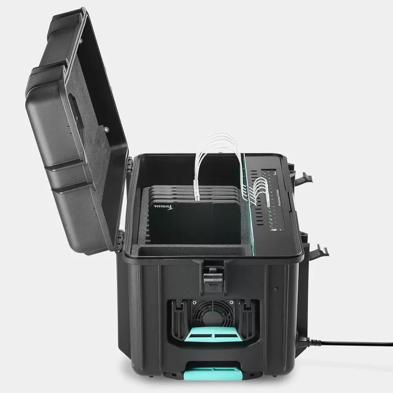 TransformerCase T16 Pro - Sync & Charge für bis zu 16 Geräte (mit max. 11") via USB