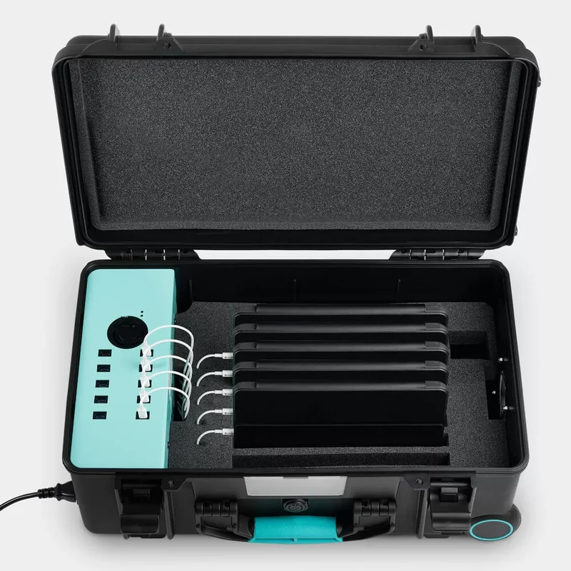 TransformerCase T10C Ladekoffer für bis zu 10 Geräte via USB
