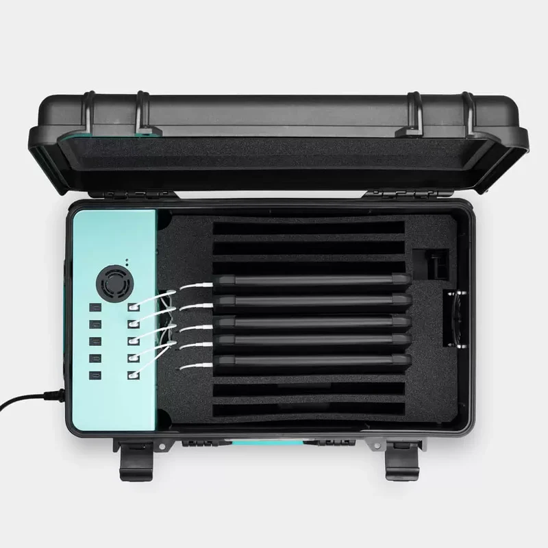 TransformerCase T10C Ladekoffer für bis zu 10 Geräte via USB