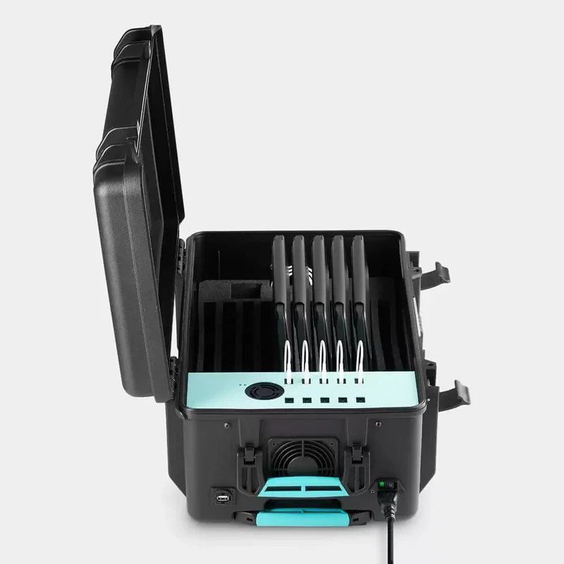 TransformerCase T10C Ladekoffer für bis zu 10 Geräte via USB