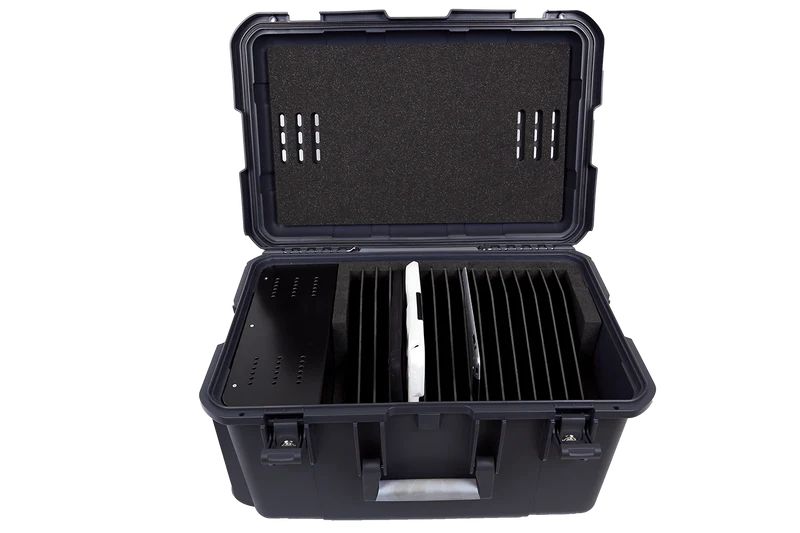 LEBA NoteCase Columbus Sync Ladekoffer für 16 Tablet (bis zu 11") via USB-C