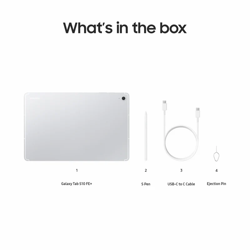 Samsung Tab S10 FE+ Wi-Fi 12GB 256GB - Silver