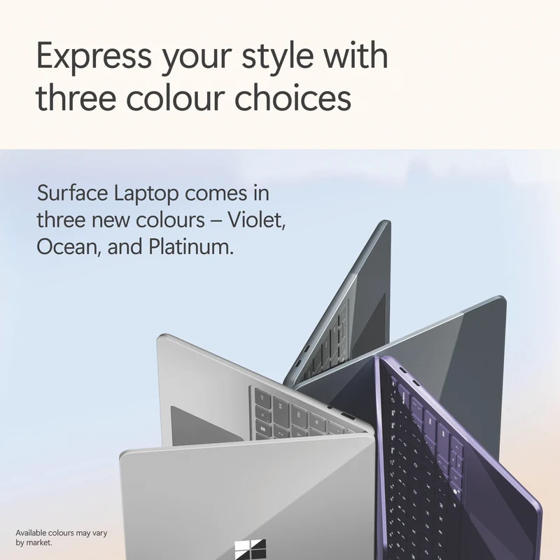 Microsoft Surface Laptop Copilot+ PC 13" Snapdragon X Plus 8 Core 16GB 512GB -Ocean