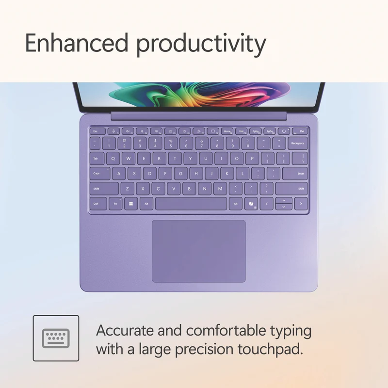 Microsoft Surface Laptop Copilot+ PC 13" Snapdragon X Plus 8 Core 16GB 512GB -Violet