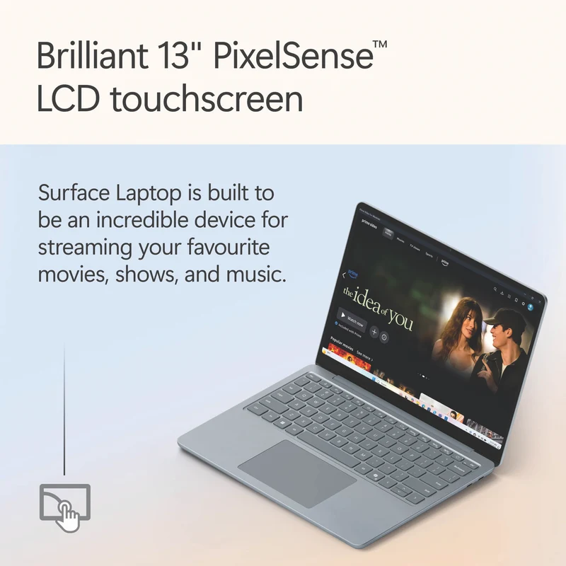 Microsoft Surface Laptop Copilot+ PC 13" Snapdragon X Plus 8 Core 16GB 512GB -Platinum