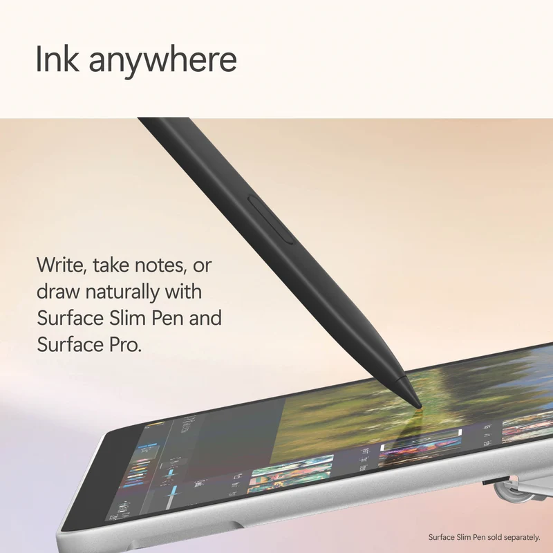 Microsoft Surface Pro Copilot+ PC 12" Snapdragon X Plus 8 Core 16GB 512GB -Platinum