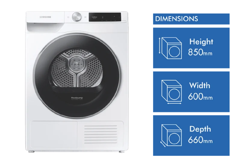 Samsung 9kg Smart Heat Pump Dryer