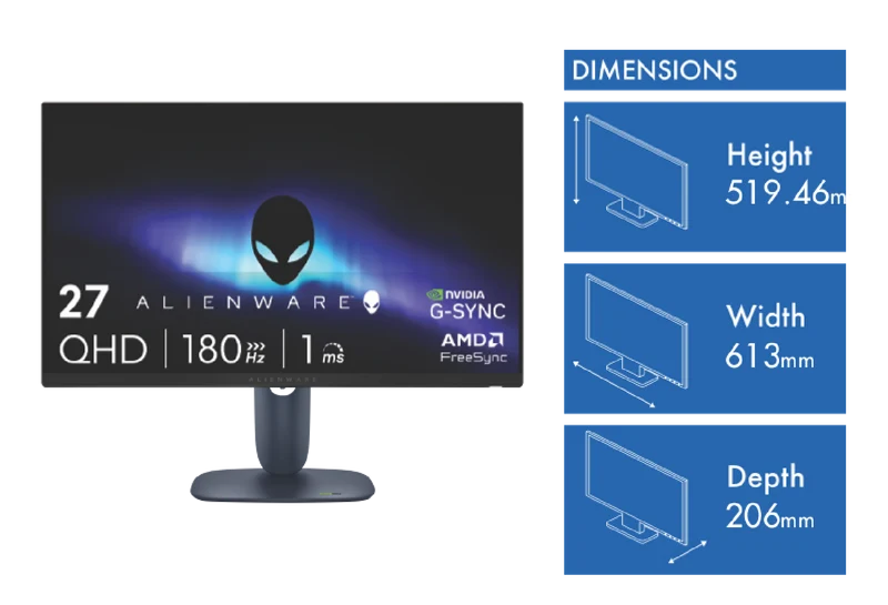 Alienware 27" QHD Gaming Monitor