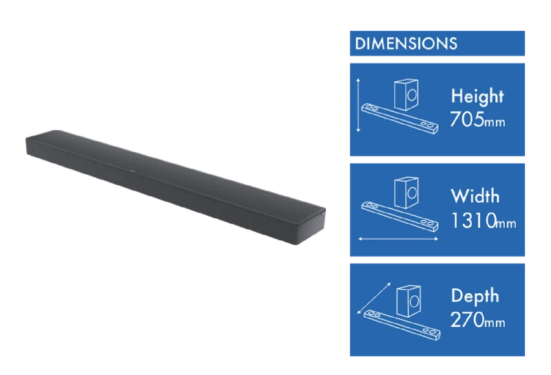 Loewe PF KLANG BAR5 MR SOUNDBAR +SUB1 SUBWOOFER