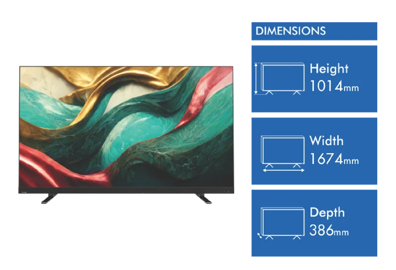 Toshiba 75" Z870MP 4K MiniLED Smart TV 23