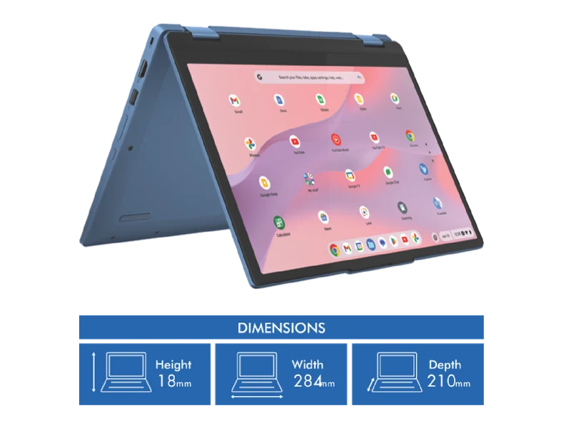 Lenovo IdeaPad Flex 3i 12.2" Intel N100 4GB 128GB eMMC Chromebook