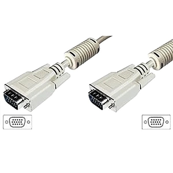 SVGA Kabel Stift Stift doppelt geschirmt