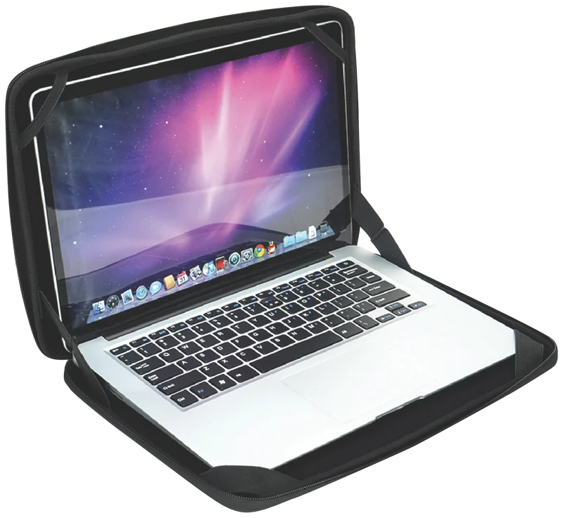 AGVA 13.3" Rugged EVA Laptop Sleeve (Black)