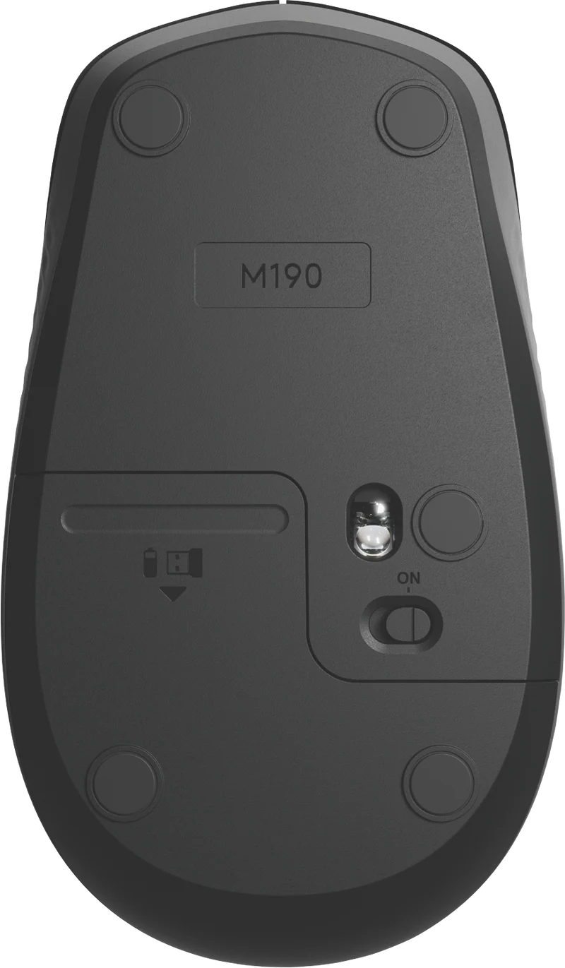 Logitech M190 Wireless Mouse (Charcoal)