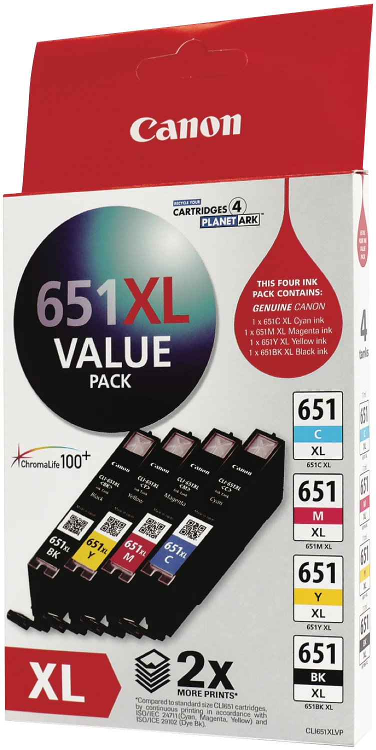 Canon CLI651 XL Value Pack
