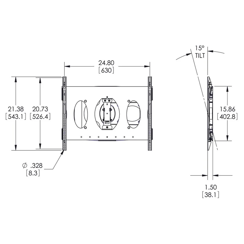 Vogel's Display Wandhalterung von 42 bis 65 Zoll, max. 40kg, schwenkbar