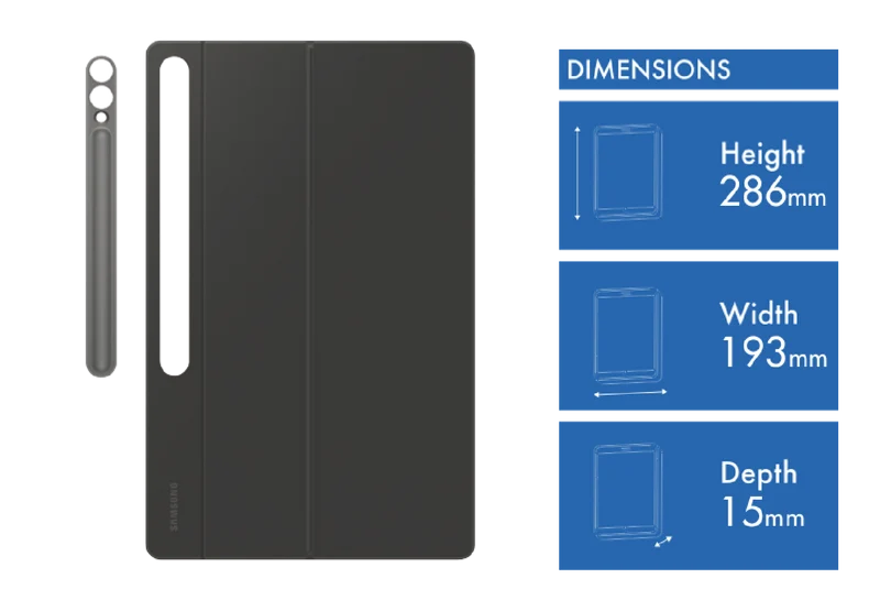 Samsung Galaxy Tab S9+/S10+ Keyboard Case