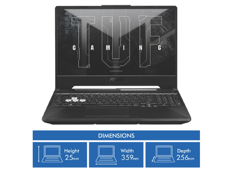 Asus TUF A15 15.6" Ryzen 7 16GB 512GB RTX 2050 4GB Gaming Laptop