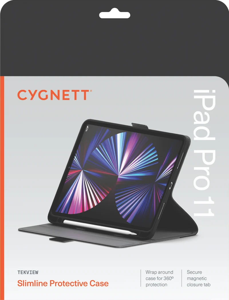 Cygnett iPad Pro 11" M4 TekView Case for (Black)