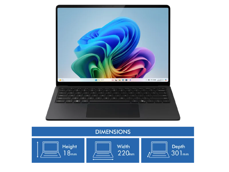 Microsoft Surface Laptop (7th Ed) Copilot+ PC 13.8" X Elite 12 Core 16GB 512GB - Bk