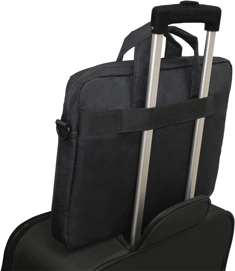 AGVA 15.6" Quilto Laptop Briefcase Black