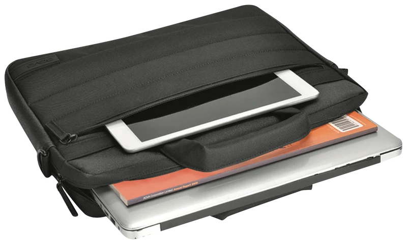 AGVA 13.3-14.1" Qulito Laptop Briefcase - Black