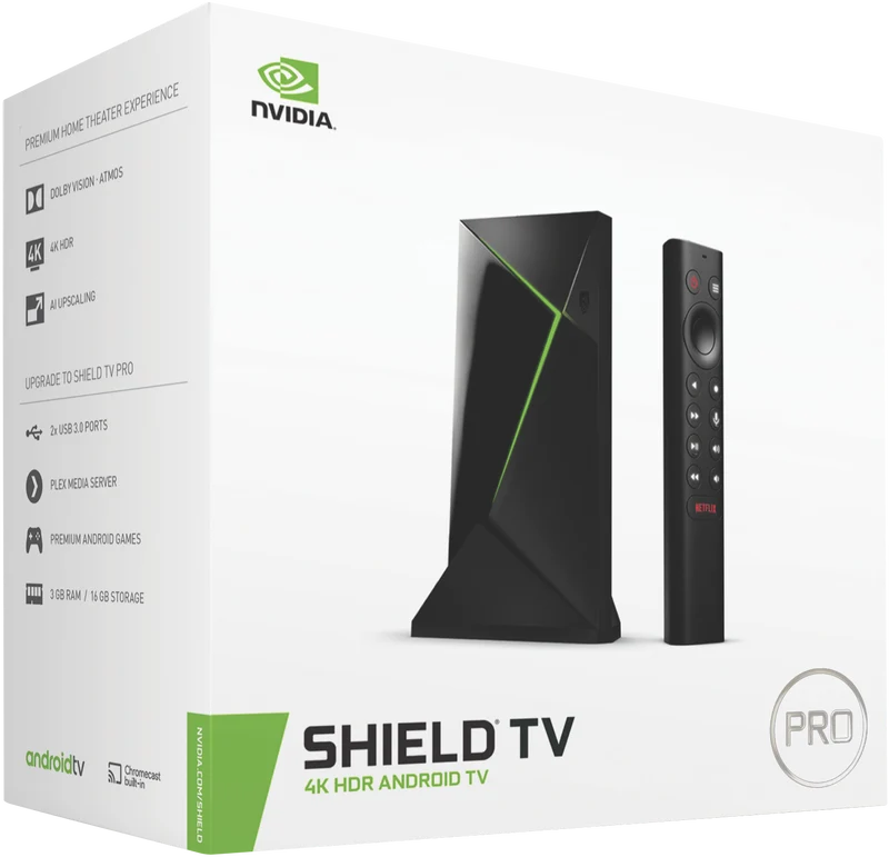Nvidia SHIELDPRO 4K STREAM ANDROID MEDIA PLAYER