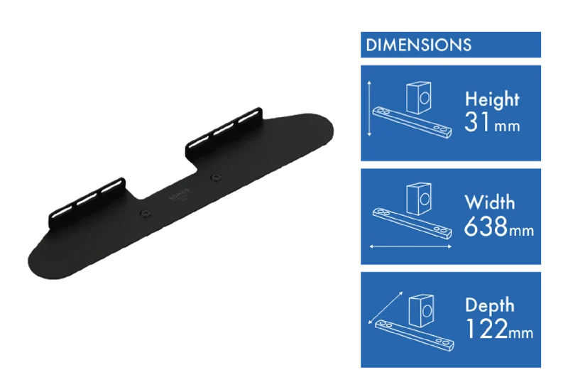 Sonos Beam Wall Mount Black