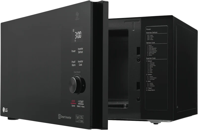 LG 42L 1200W NeoChef Smart Inverter Microwave Black