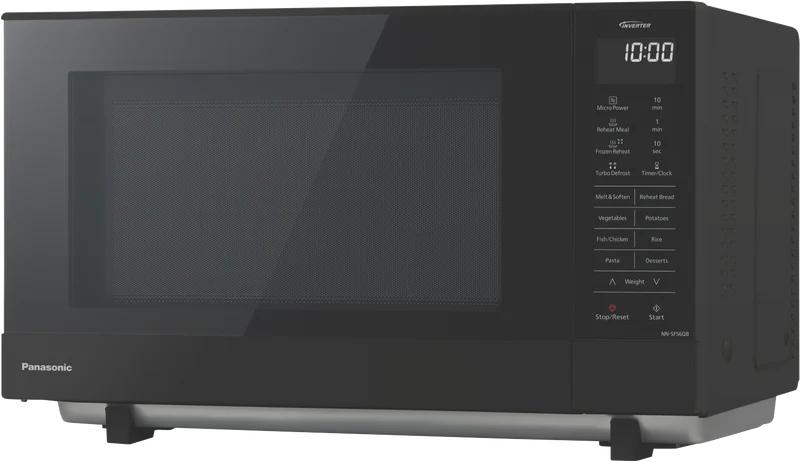 Panasonic 27L 1000W Flatbed Microwave Black