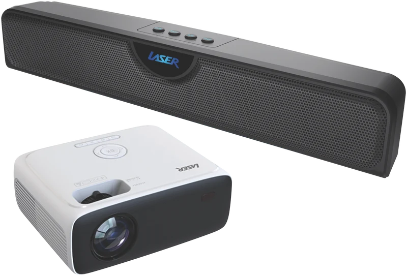Laser 1080P Cinema Projector Outdoor Bundle 2024
