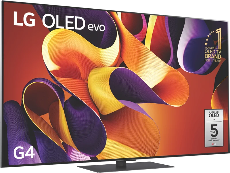 LG 65" OLED EVO G4 4K Smart TV 24