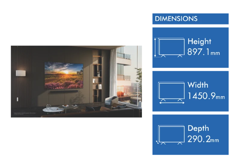 Samsung 65" Q60D 4K QLED Smart TV 24