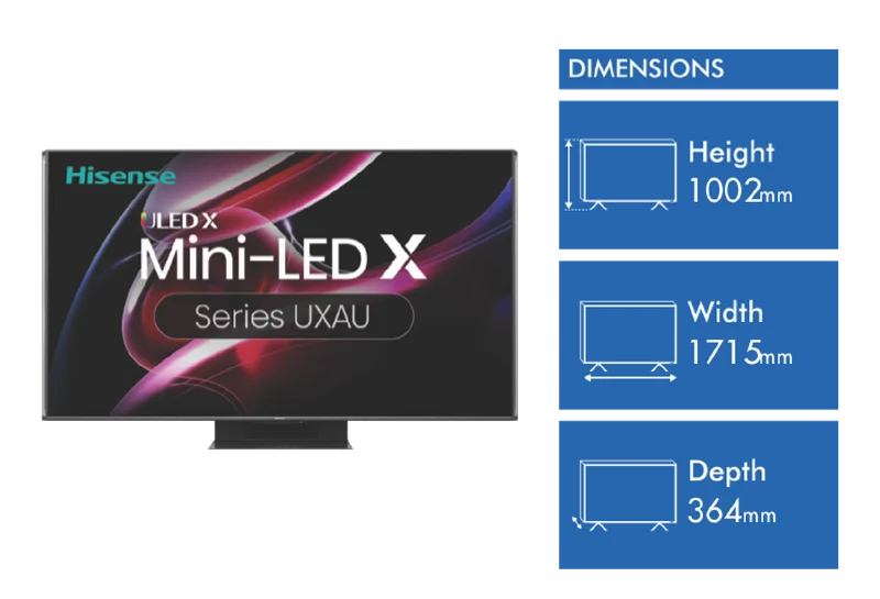Hisense 75" UXAU 4K ULED X Mini-LED QLED Smart TV 23