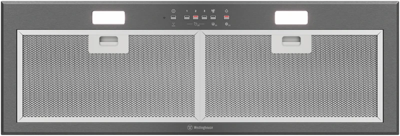 Westinghouse 86cm Integrated Rangehood, Dark Stainless Steel