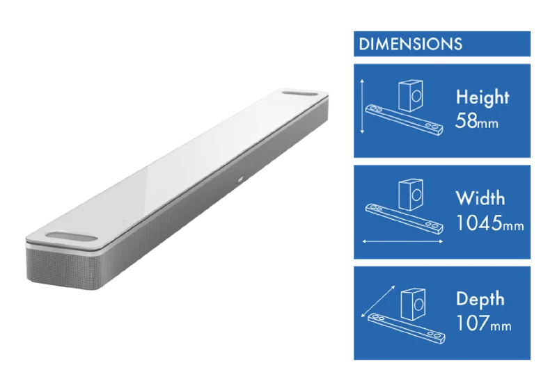 Bose Smart Ultra Soundbar - White