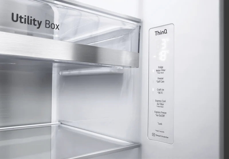 LG 635L Side By Side Refrigerator