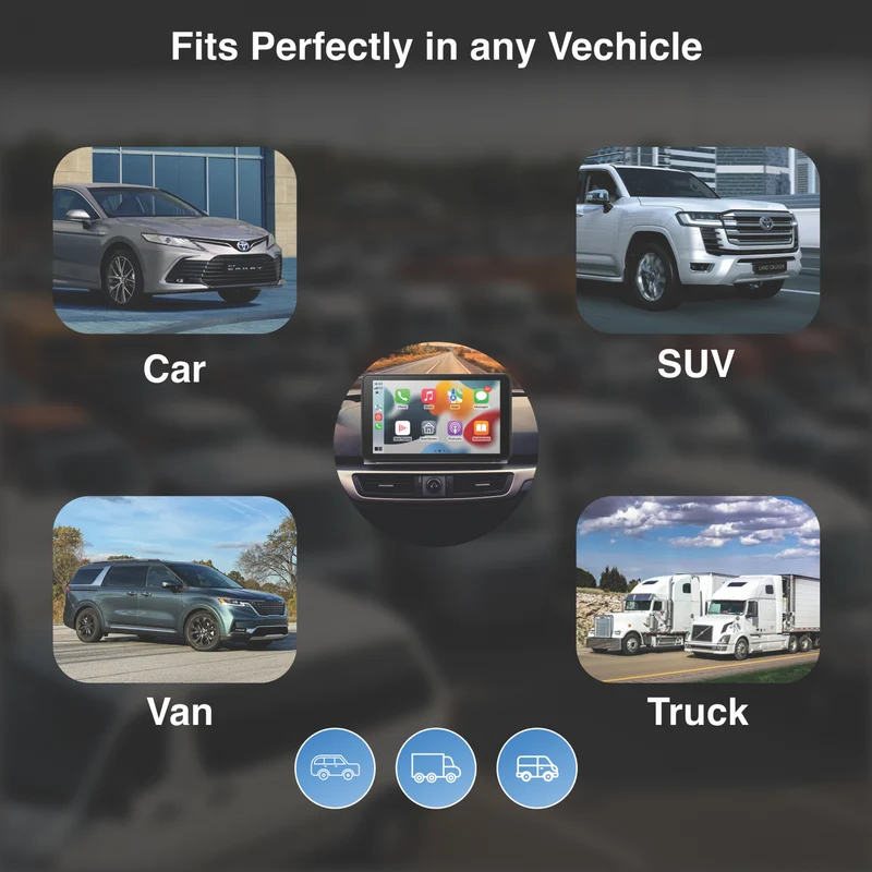 Laser 7inch Portable CarPlay Android Auto